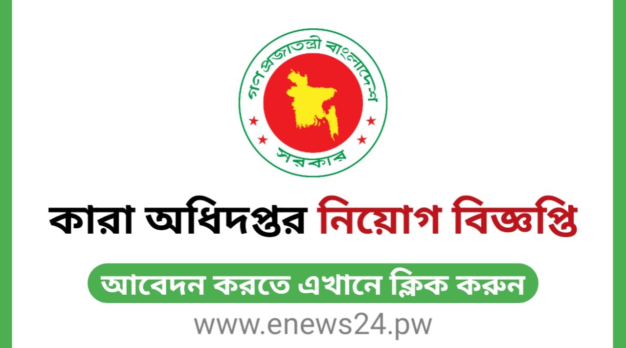 Department of Prisons job Circular 2025 http://prison.teletalk.com.bd